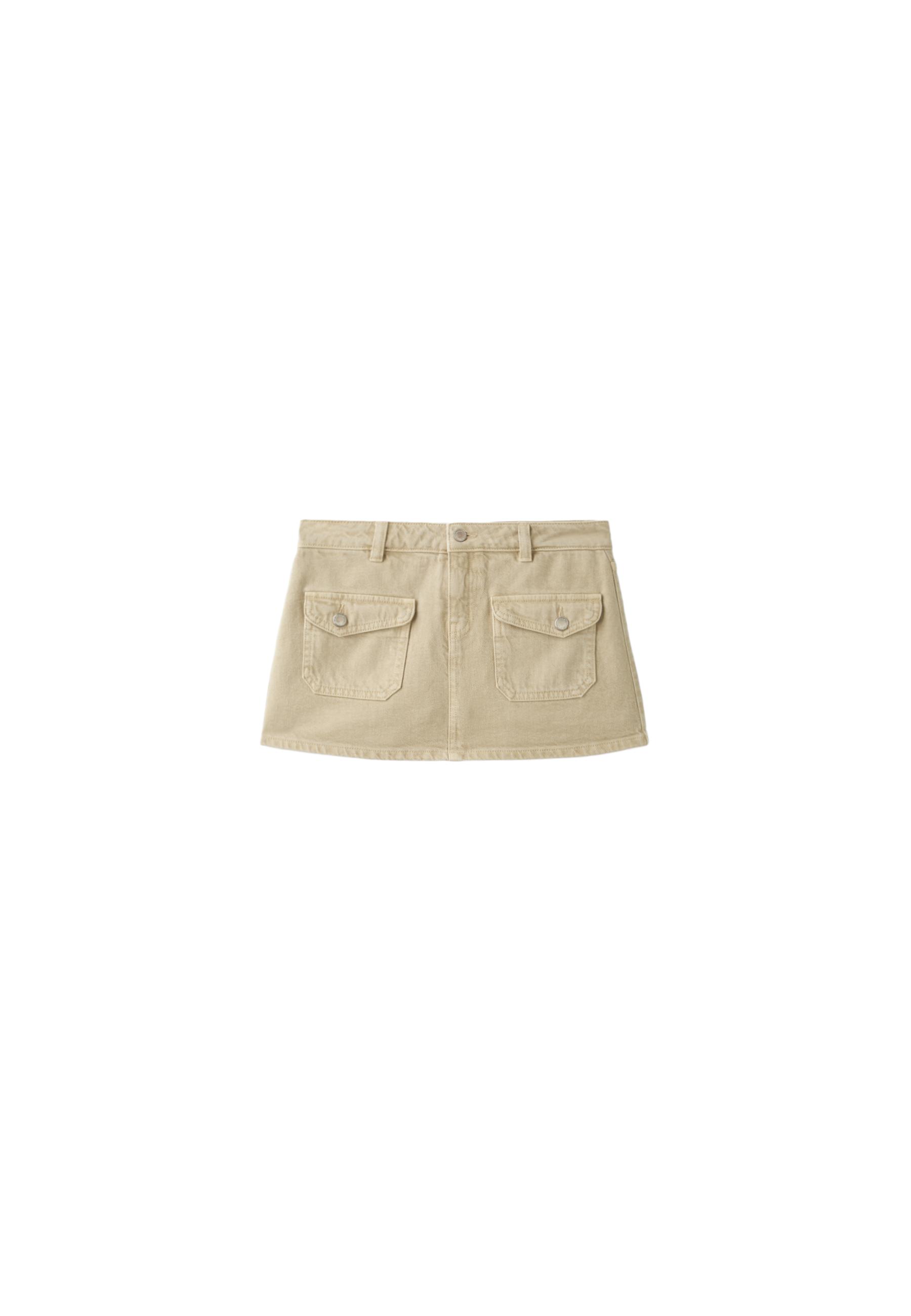 Cargo skort — Beige