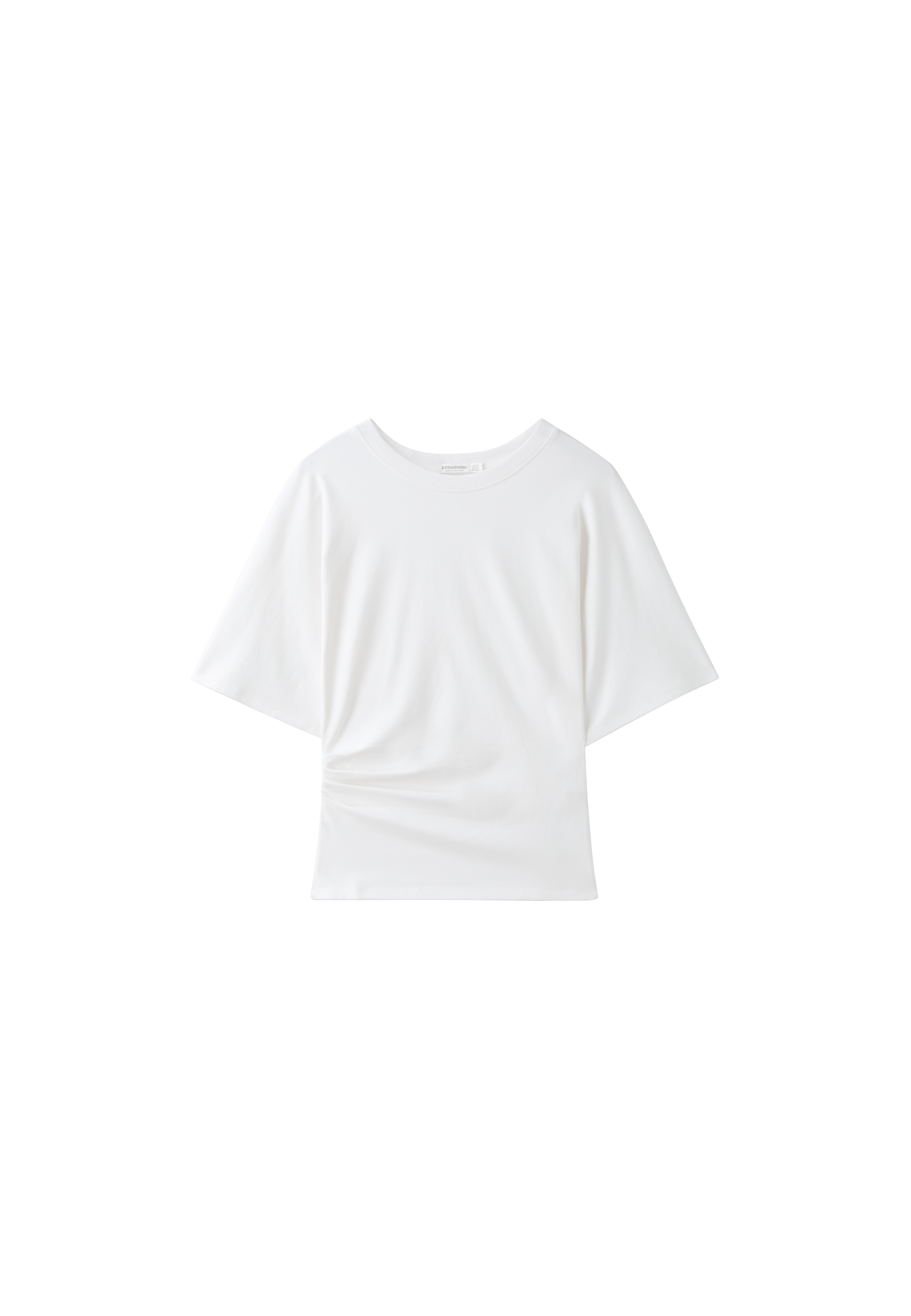 B08 Cap sleeve T-shirt — Ecru