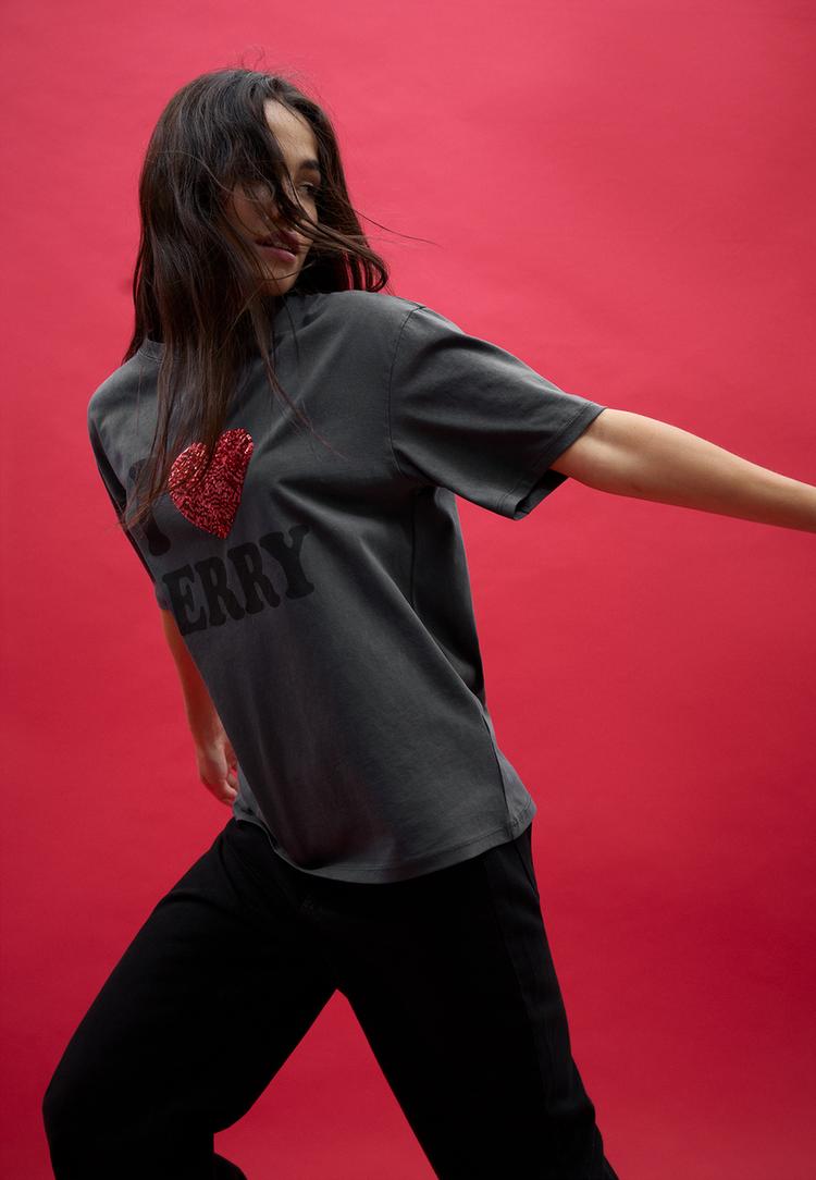camiseta oversize derry efecto lavado