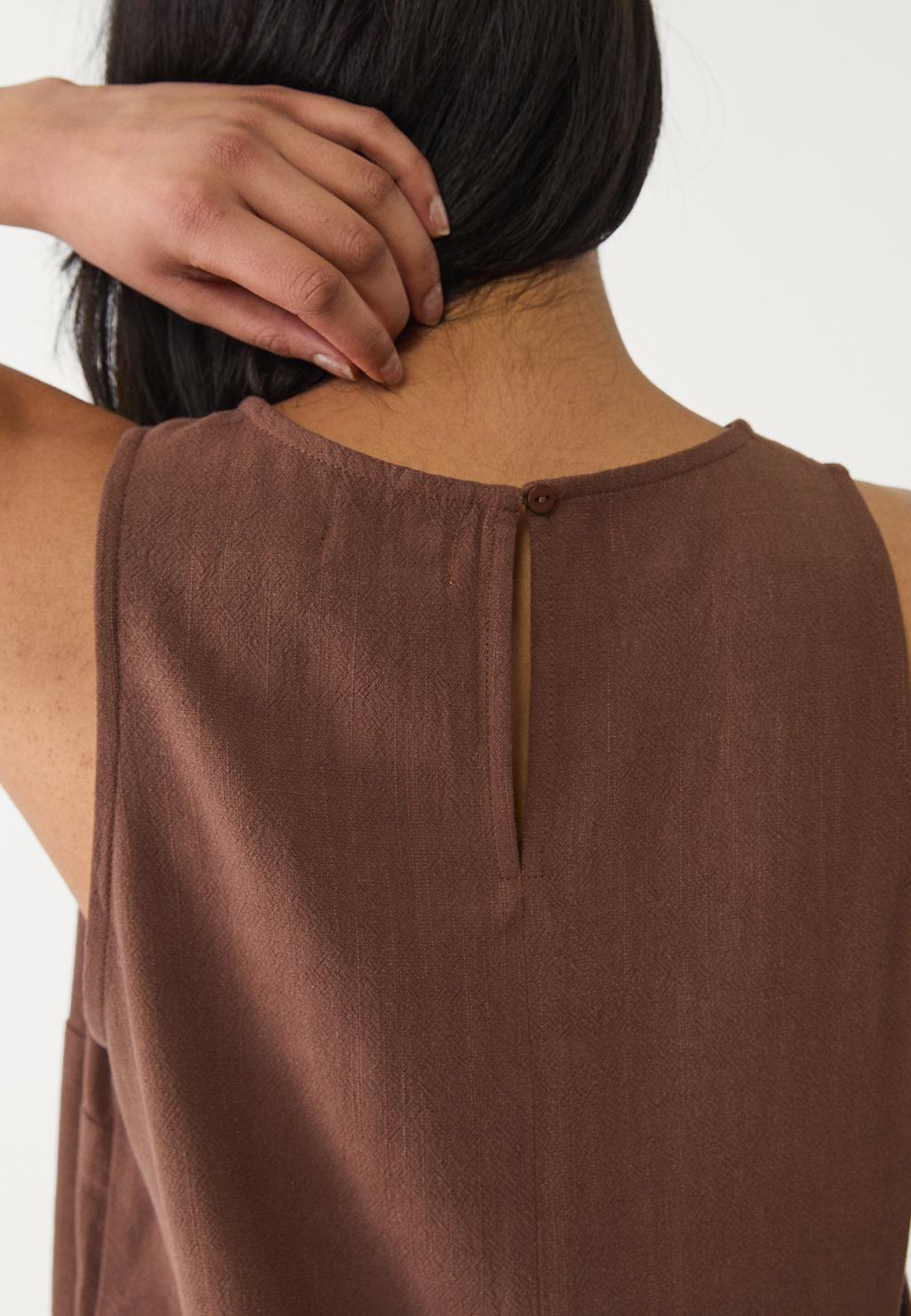 Fließende Shorts mit Leinen