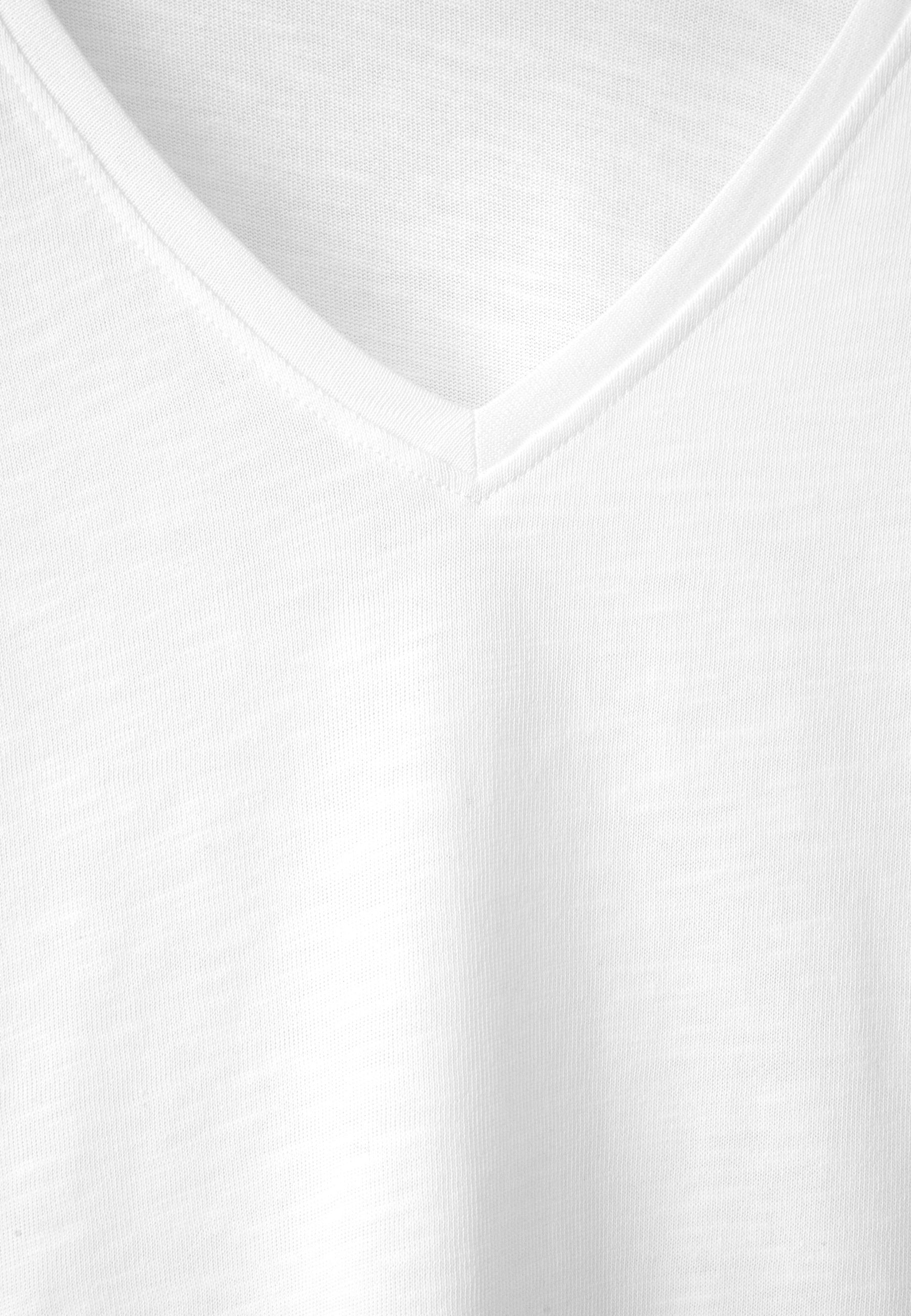 V-neck T-shirt — White