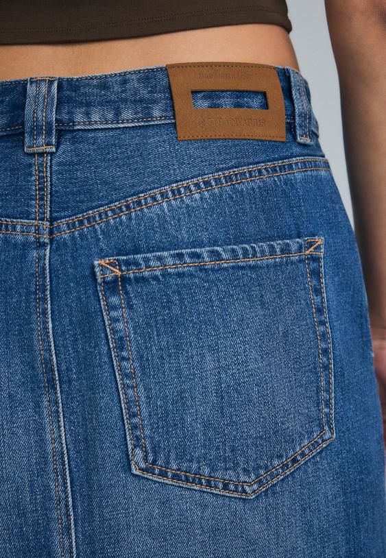 Stradivarius Farmer Midi Szoknya 0-715 32
