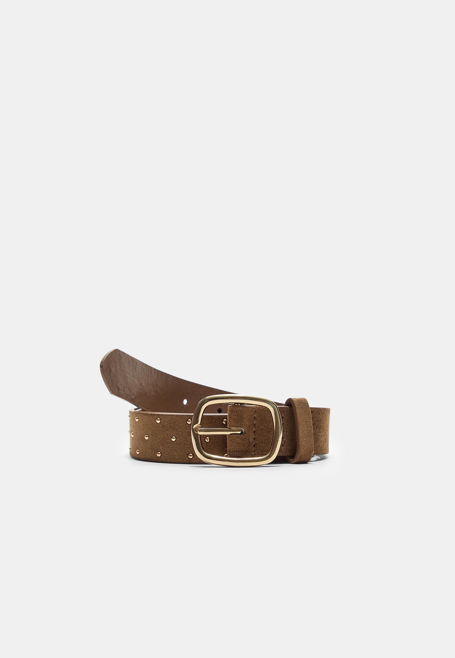 Stradivarius Altın Rengi Çivili Kemer görsel 7