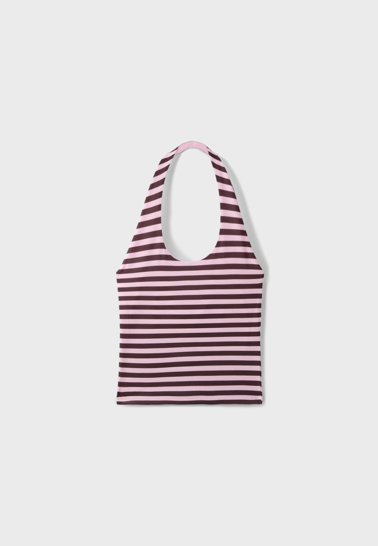 Halter neck top — Pale pink