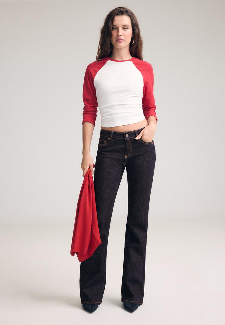 d67 dar kesim bootcut jean
