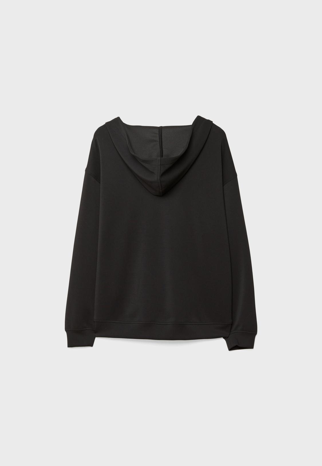 Soft-touch oversize hooded sweatshirt Women's fashion