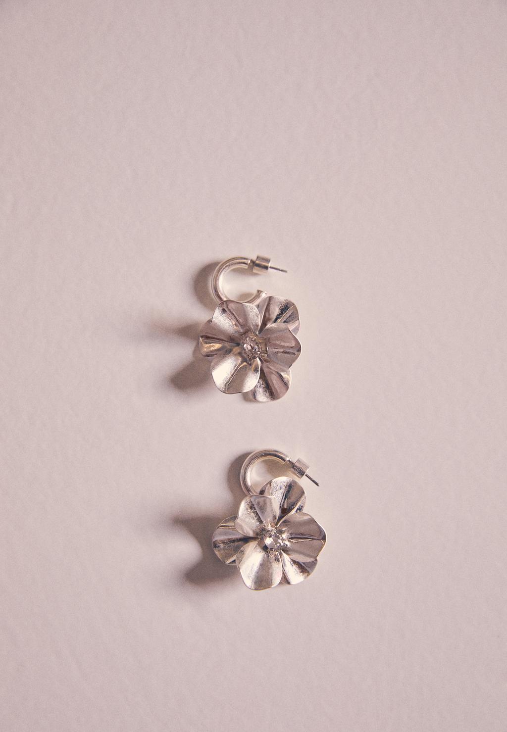 Boucles d'oreilles fleur