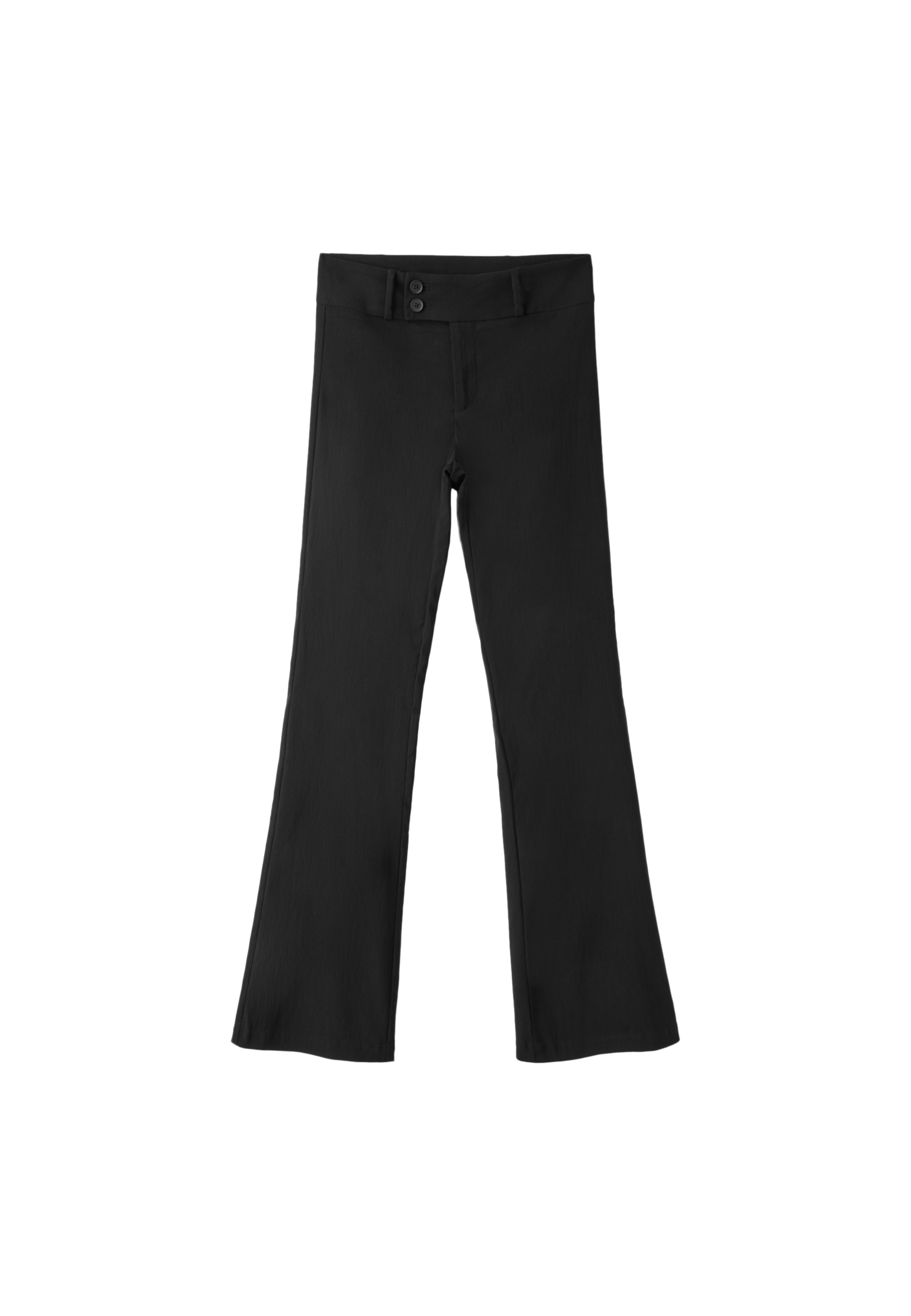 Bengaline bell bottom trousers — Black