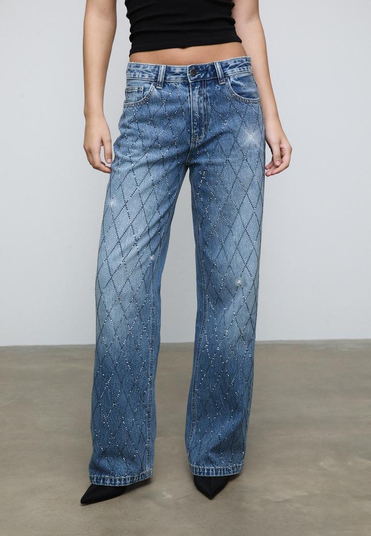 pırlanta parıltılı jean