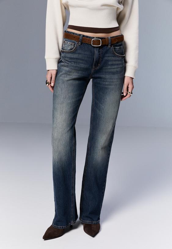 d68 jeans bootcut fit cinturon