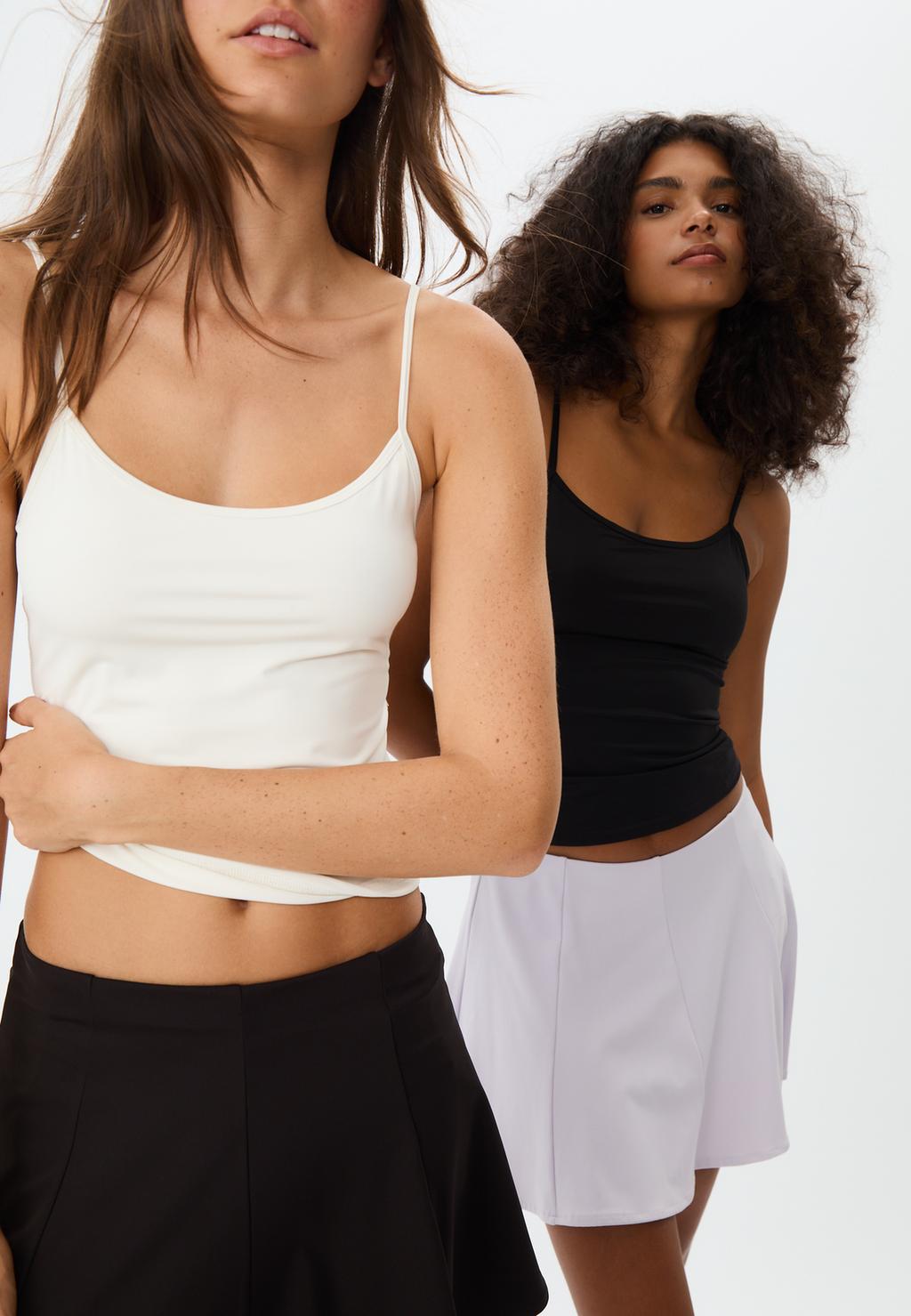 Pack of 2 basic vest tops