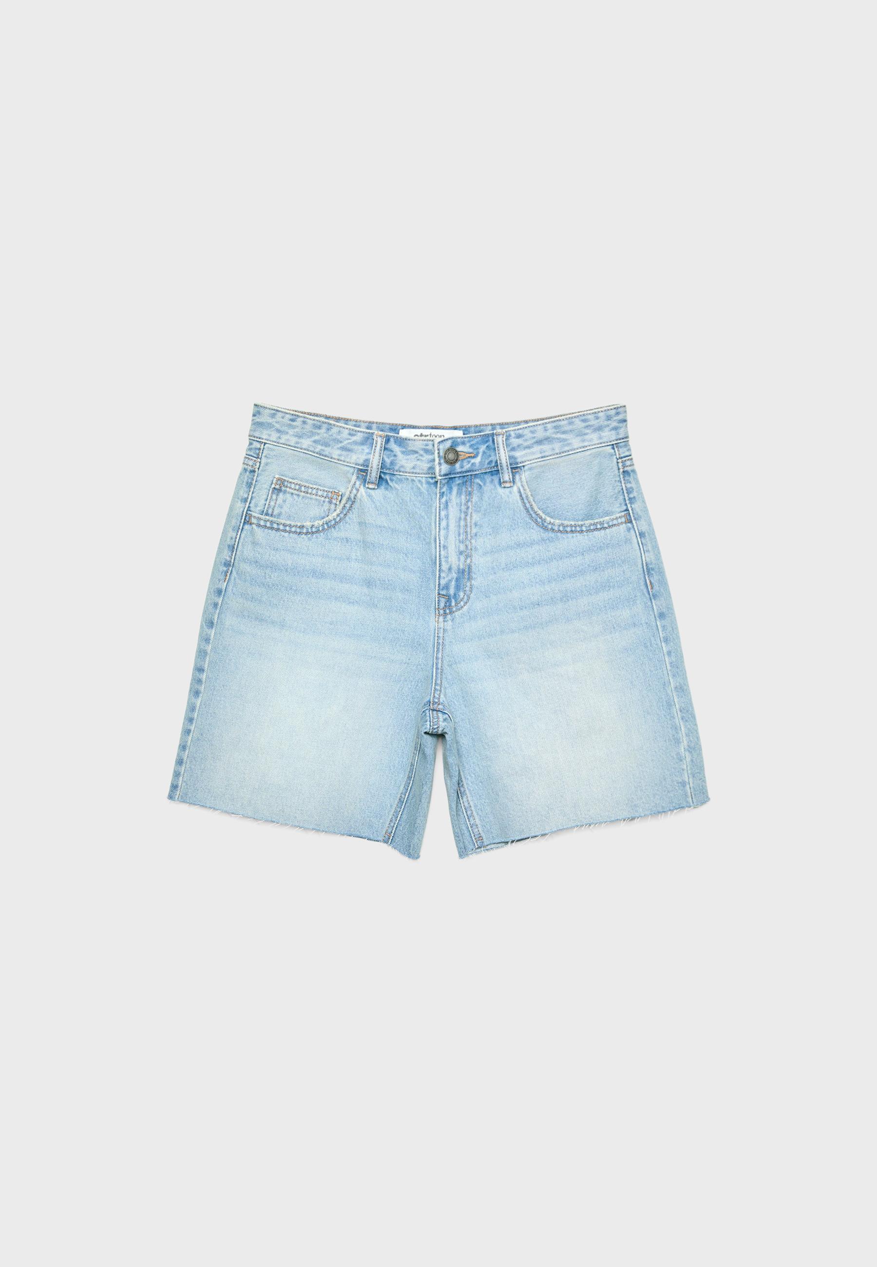 ショートパンツ Frame Blue bermuda shorts in regenerated denim Frame Blue bermuda shorts in regenerated denim | TheDoubleF