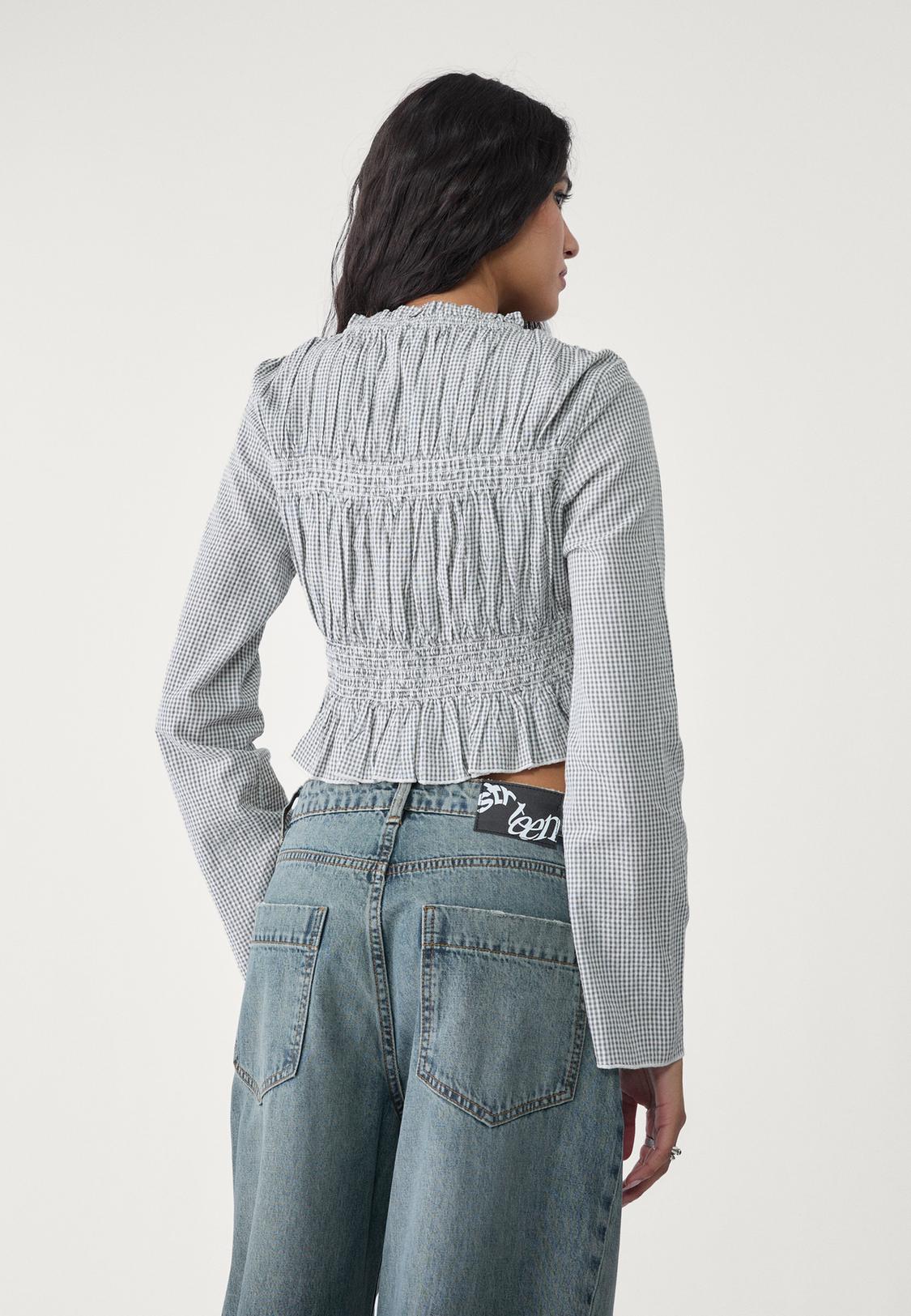 Stradivarius EspaΓ±a Stradivarius Camisa Cuadros Mujer Stradivarius