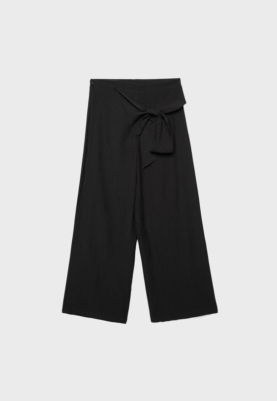 Dökümlü Sarong Pantolon - Görsel 4