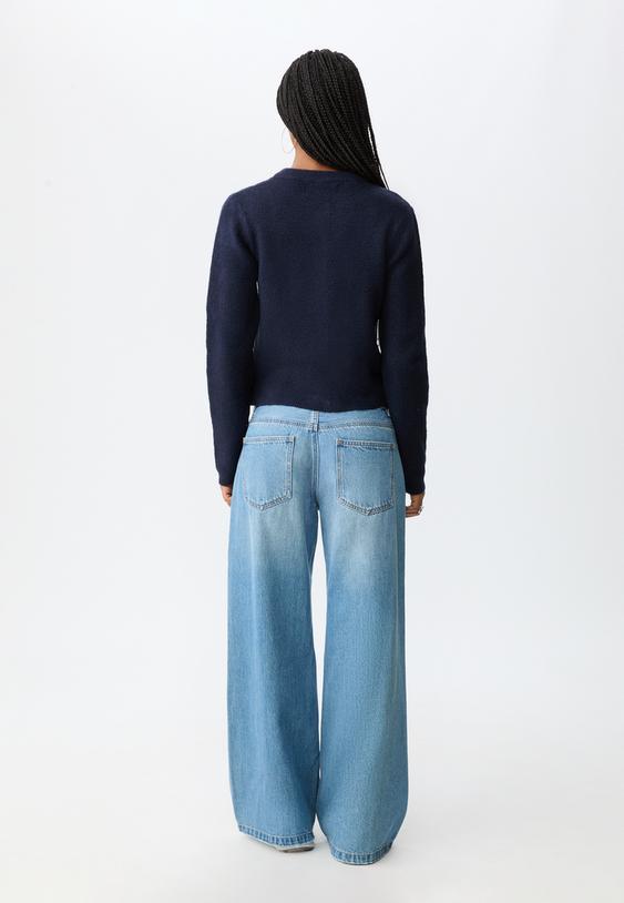 chaqueta botones punto