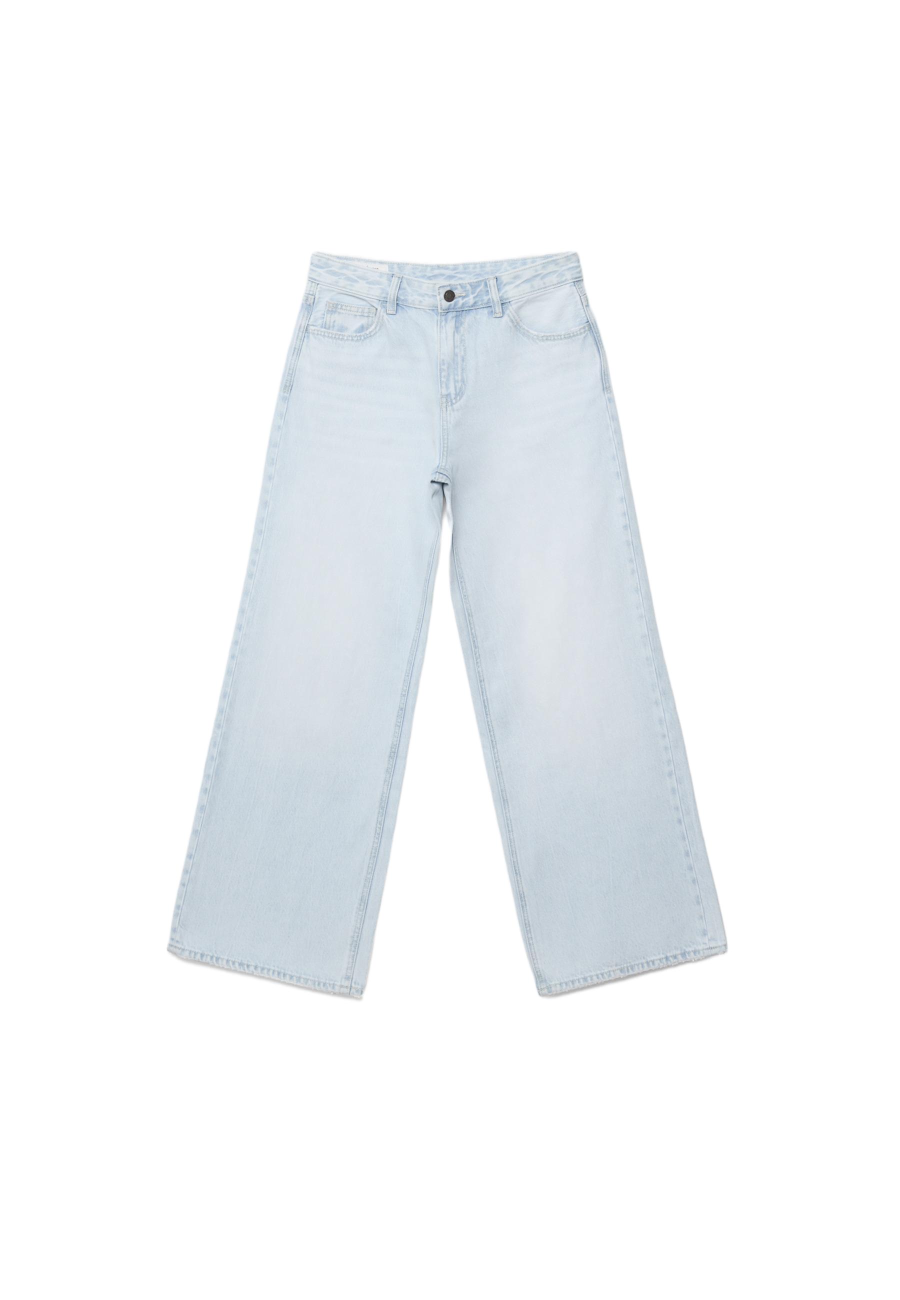 Wide-leg jeans — LIGHT BLEACH