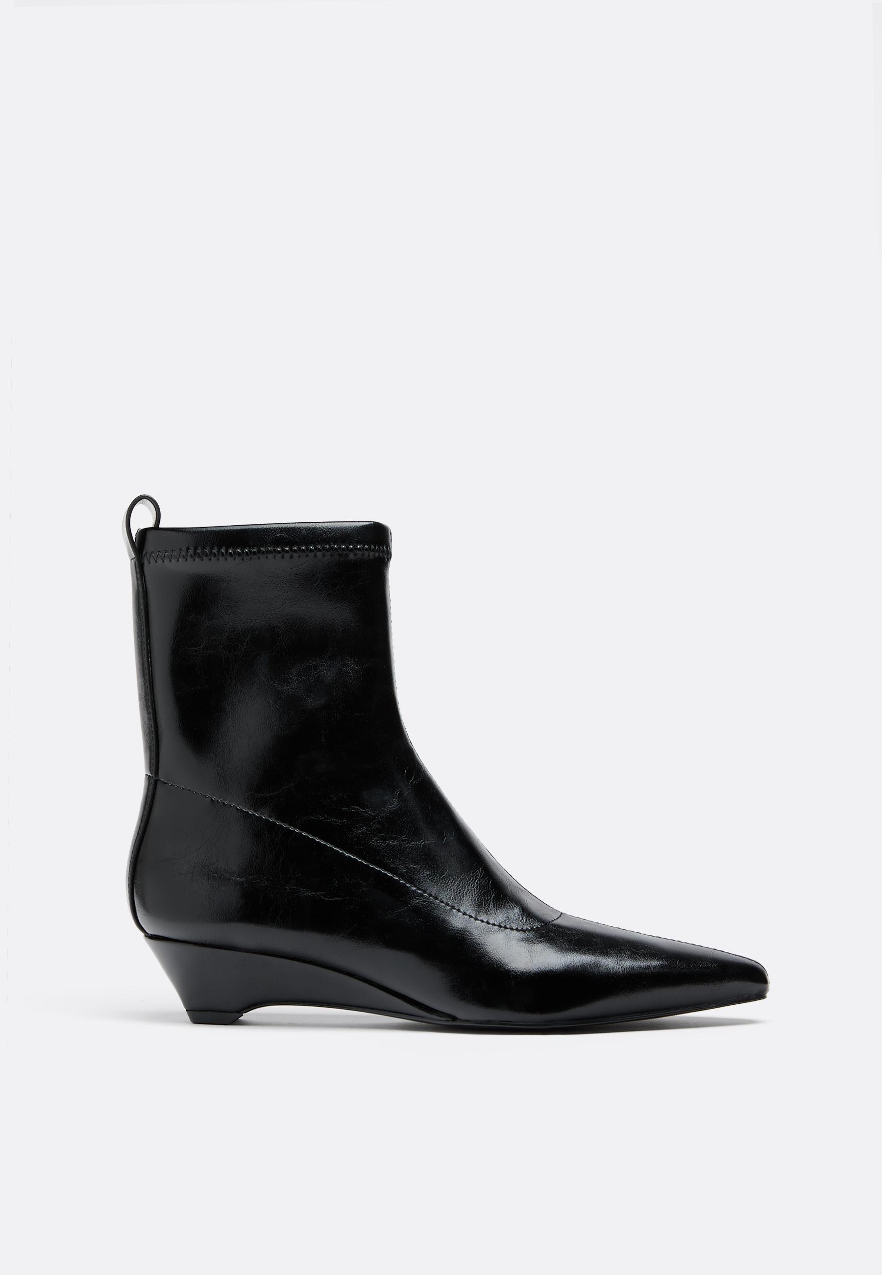 Stradivarius Ankelboots Med Kilklack dam