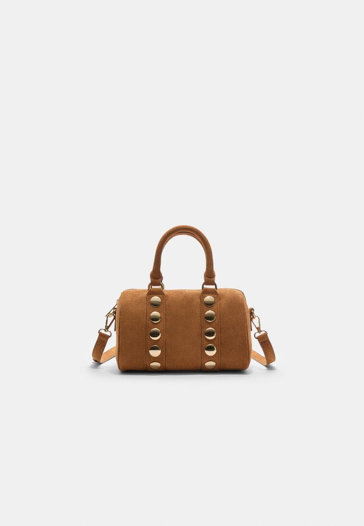 bolso bowling pequeno tachas