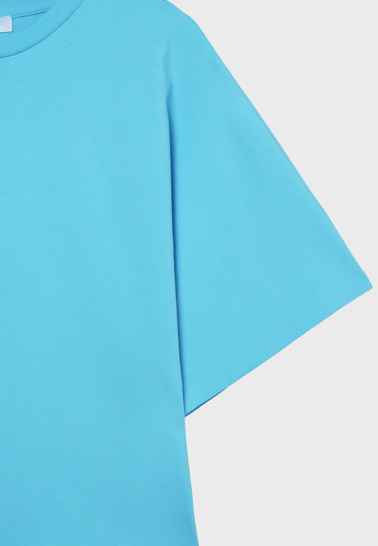 Japanese short sleeve T-shirt — Turquoise
