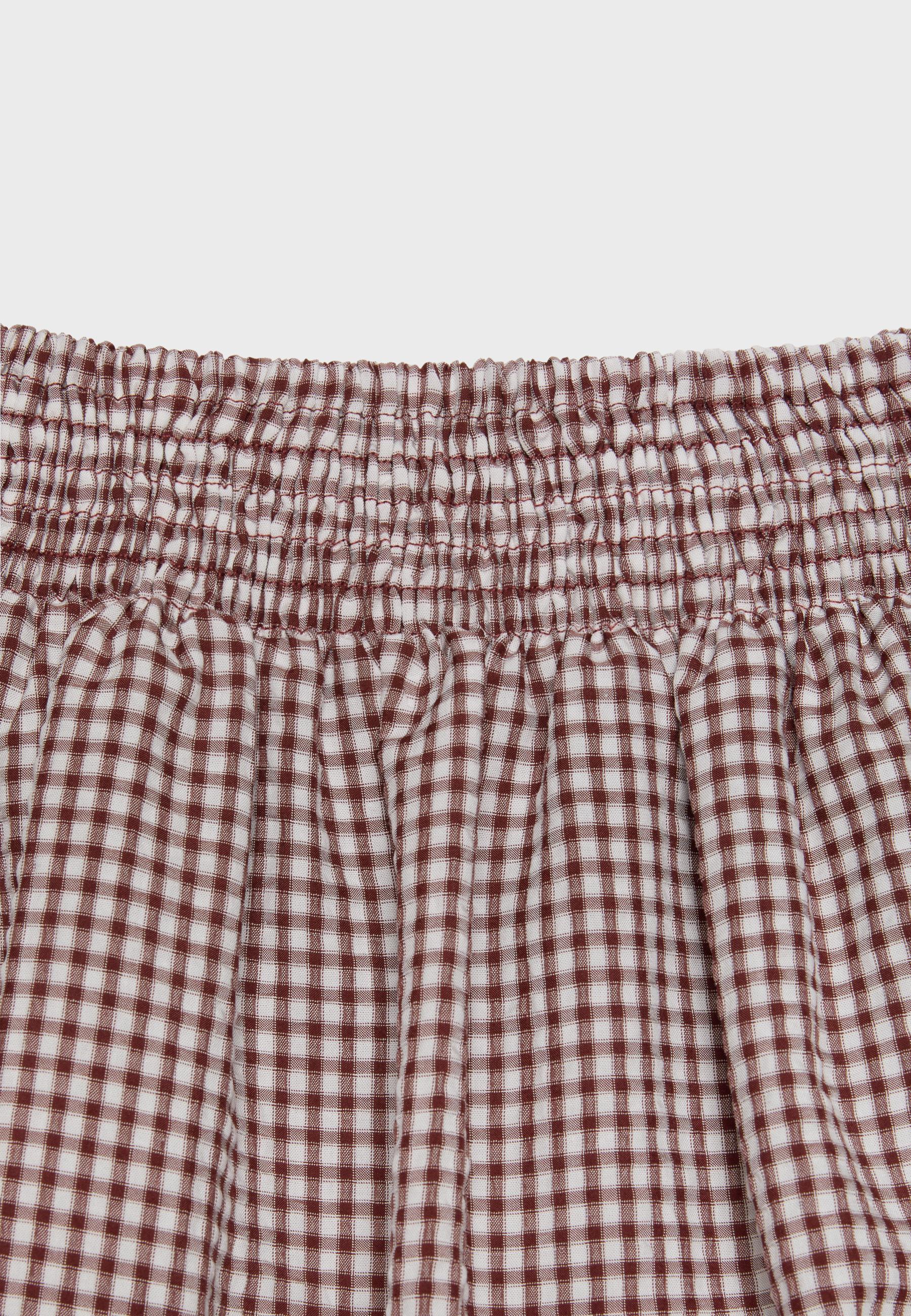 Balloon skort — Terracotta