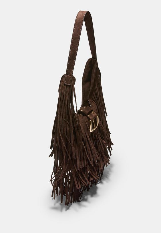 Чанта За Рамо С Ресни И Катарама