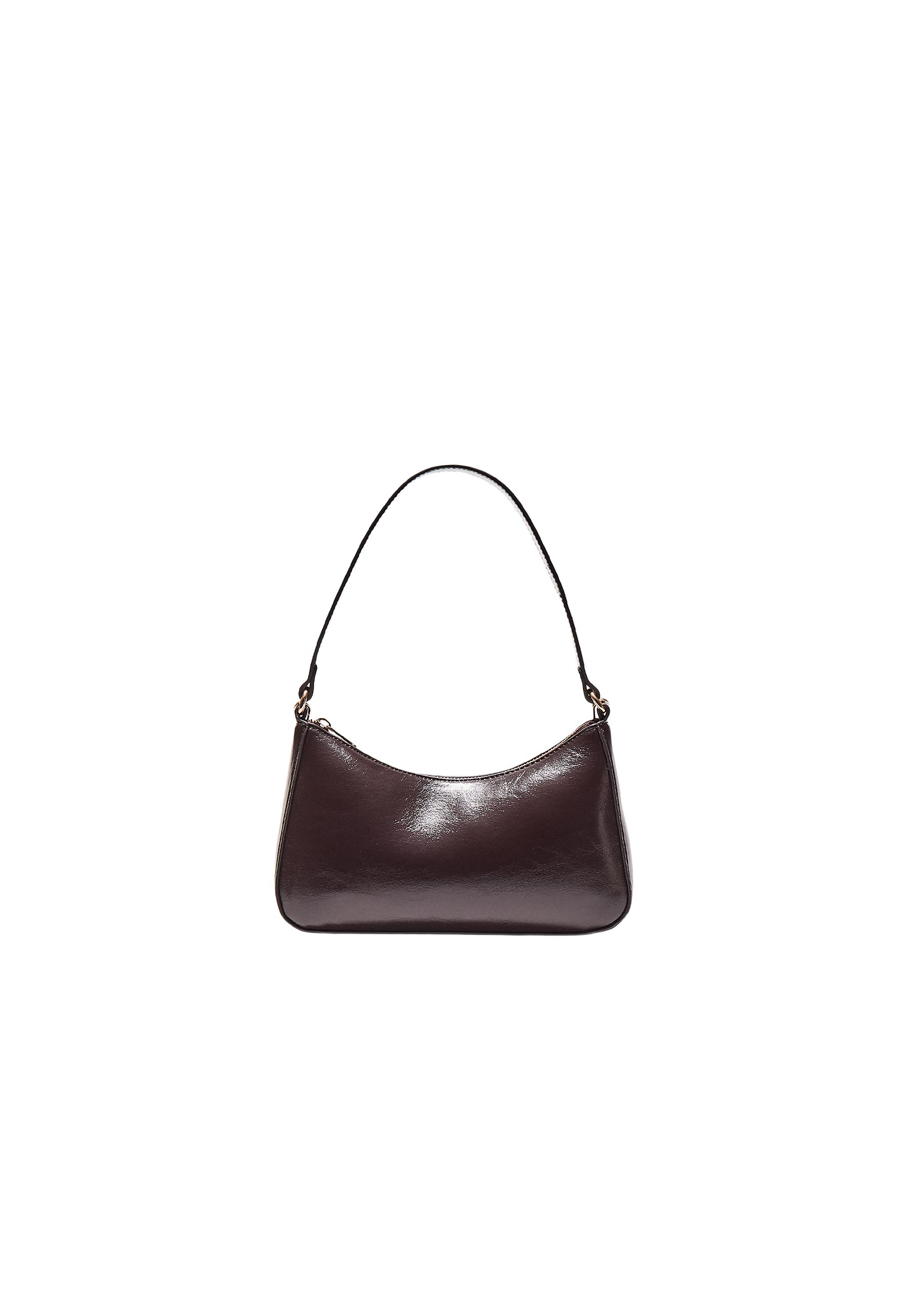 Long chain shoulder bag — Brown