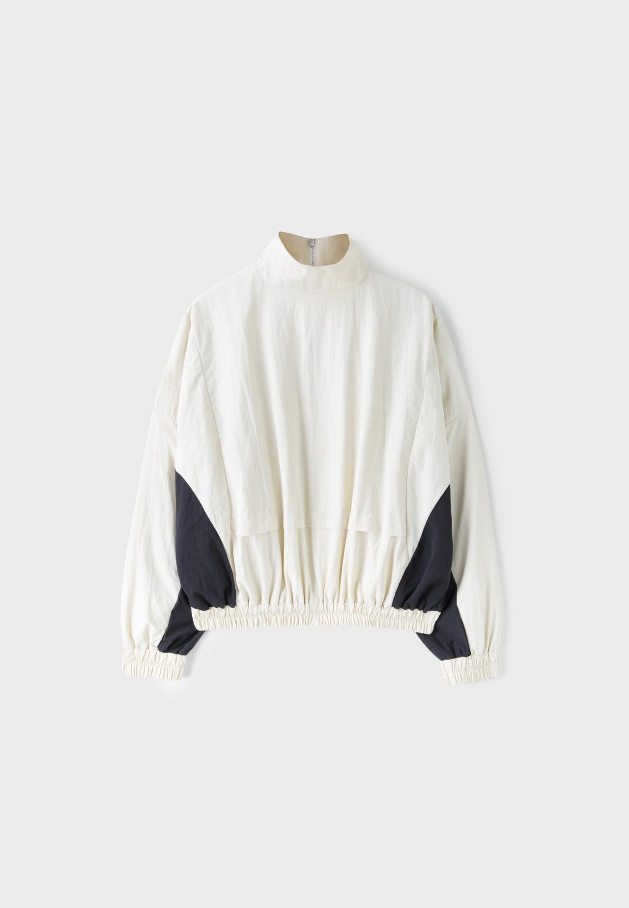 Technical windbreaker jacket — Ecru