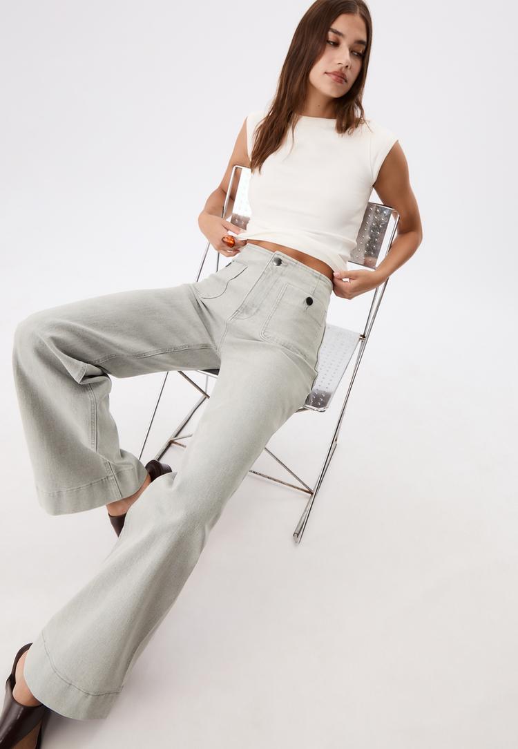 d77 minimalist jeans with pockets