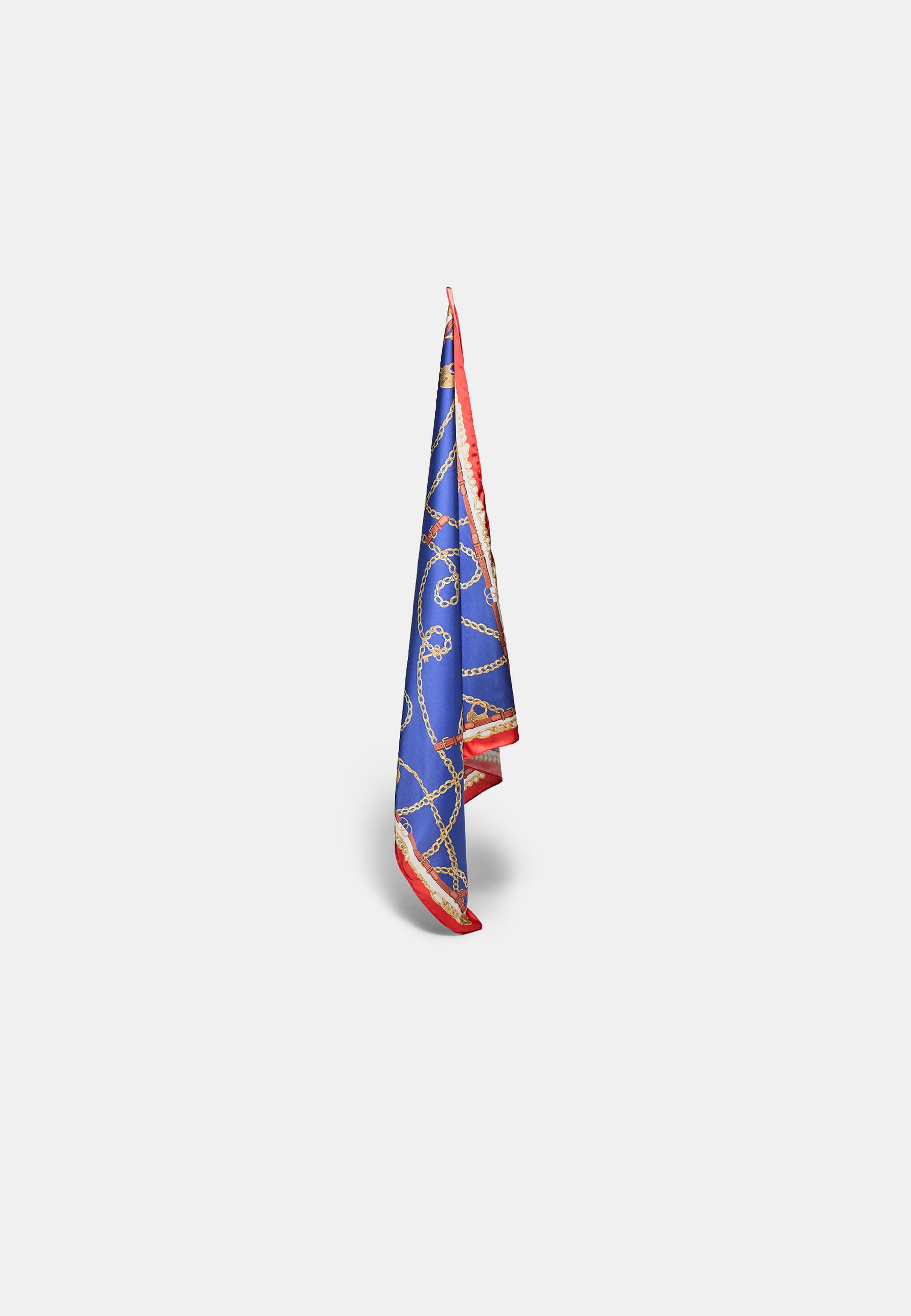 Chain scarf — Blue