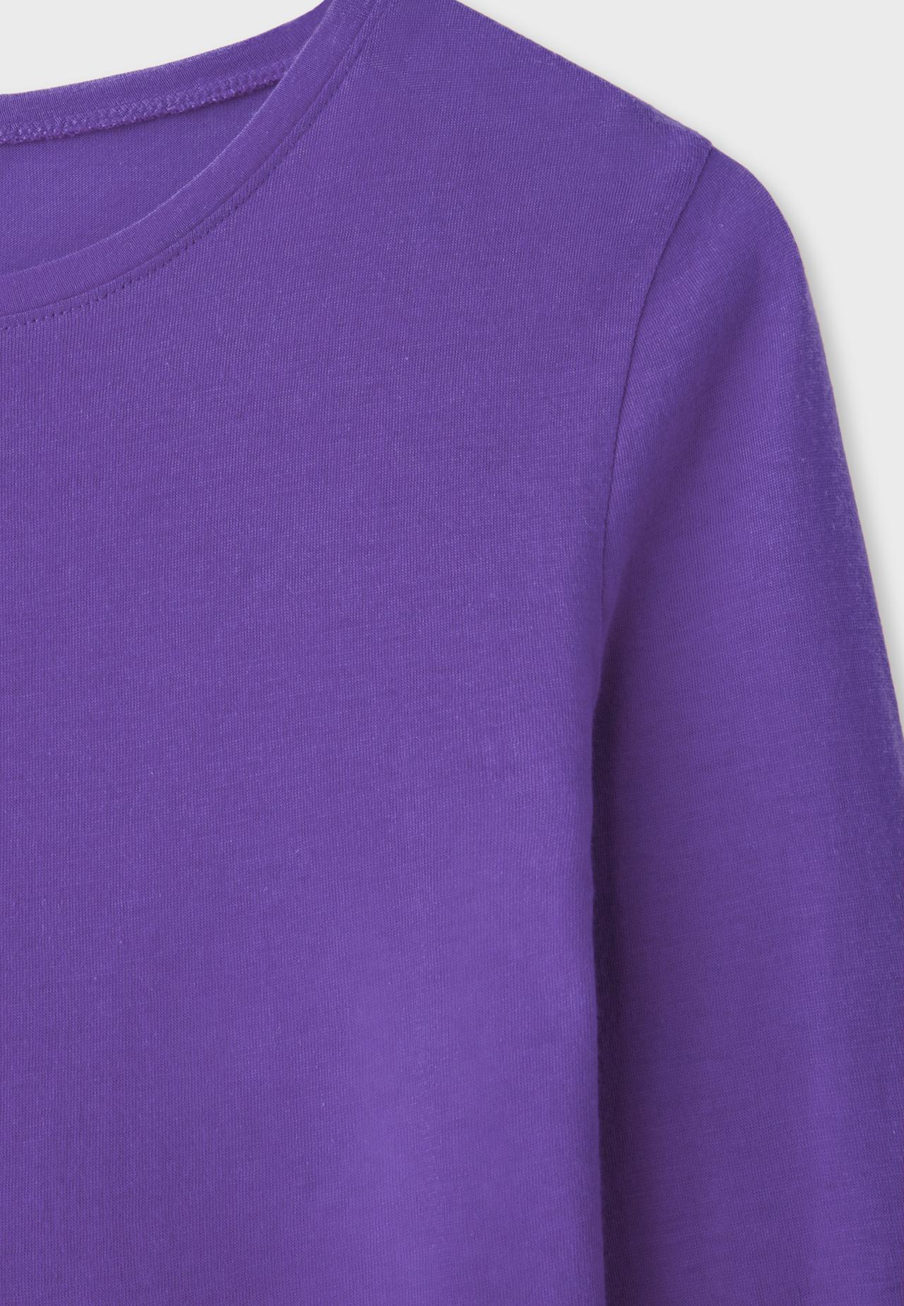 Supima® cotton long sleeve T-shirt — Lilac
