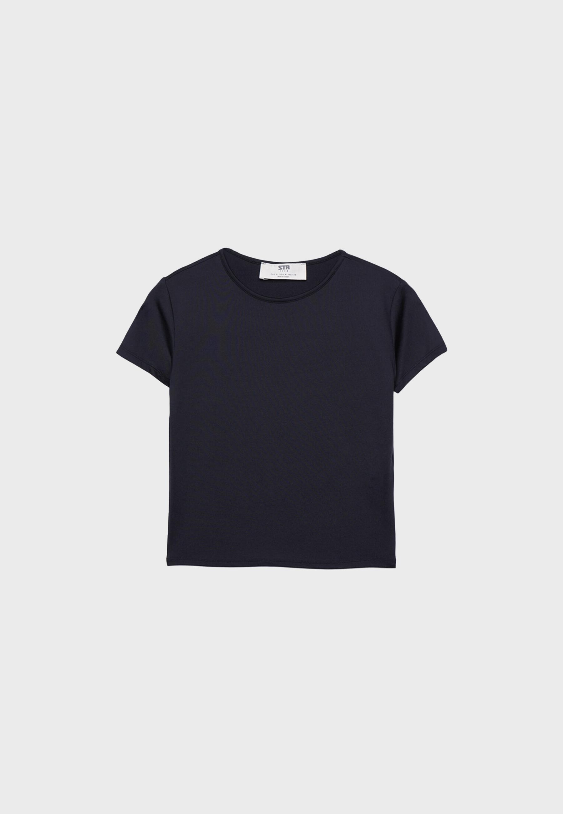 Basic polyamide T-shirt - Women's fashion | Stradivarius