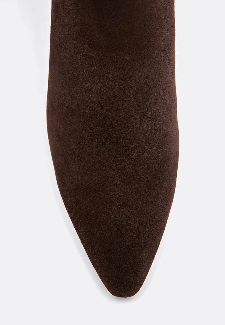 botas kitten slouchy piel