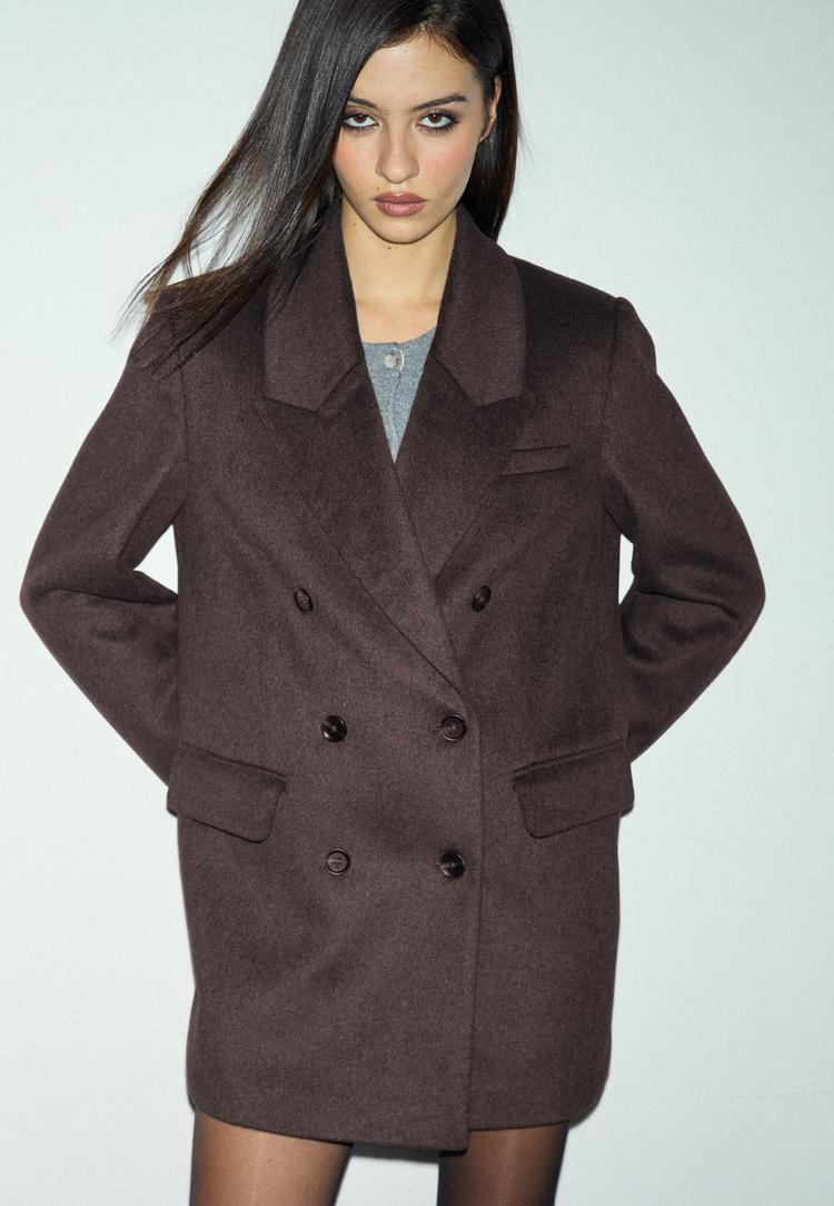 abrigo regular cruzado