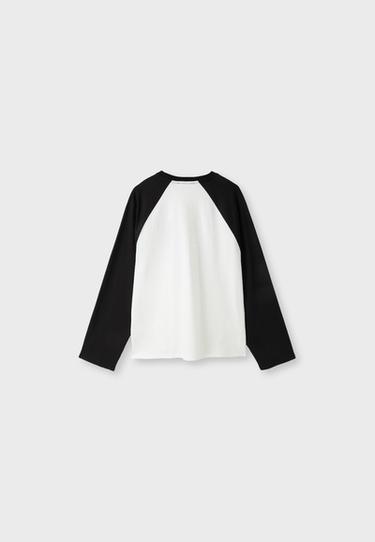 Positional long sleeve raglan T-shirt — Black 8