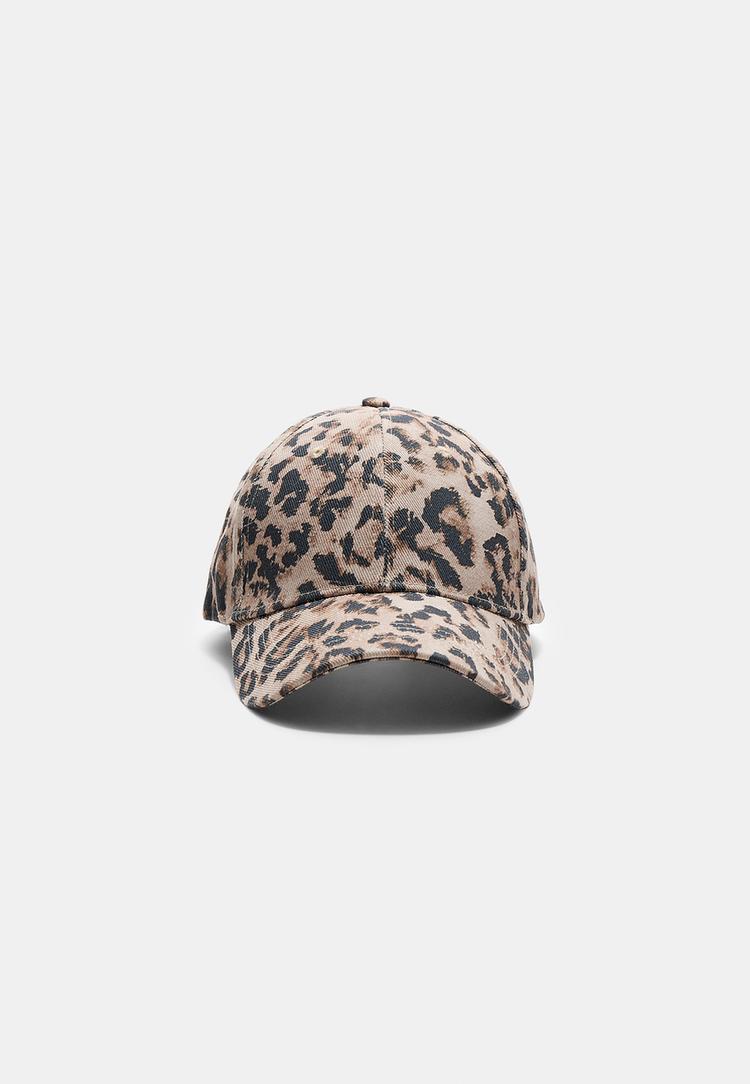 leopard print cap