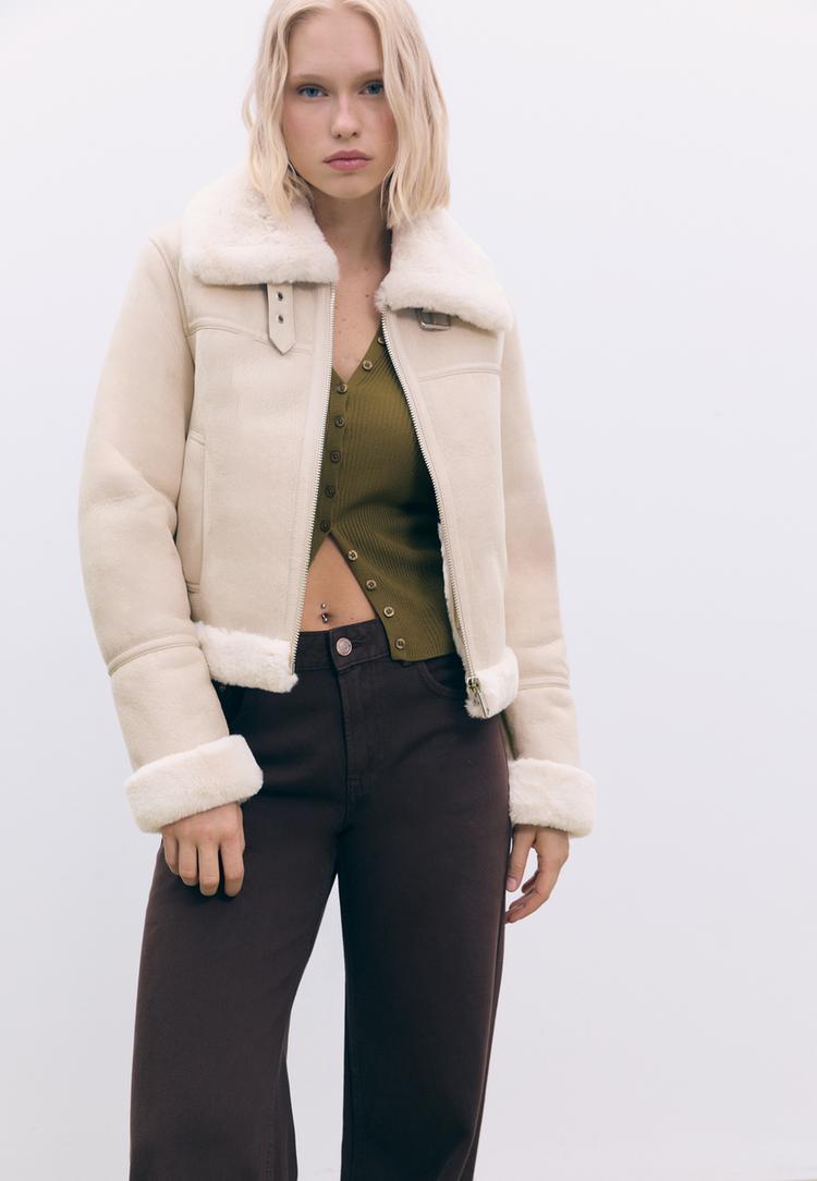 cazadora doble faz efecto ante