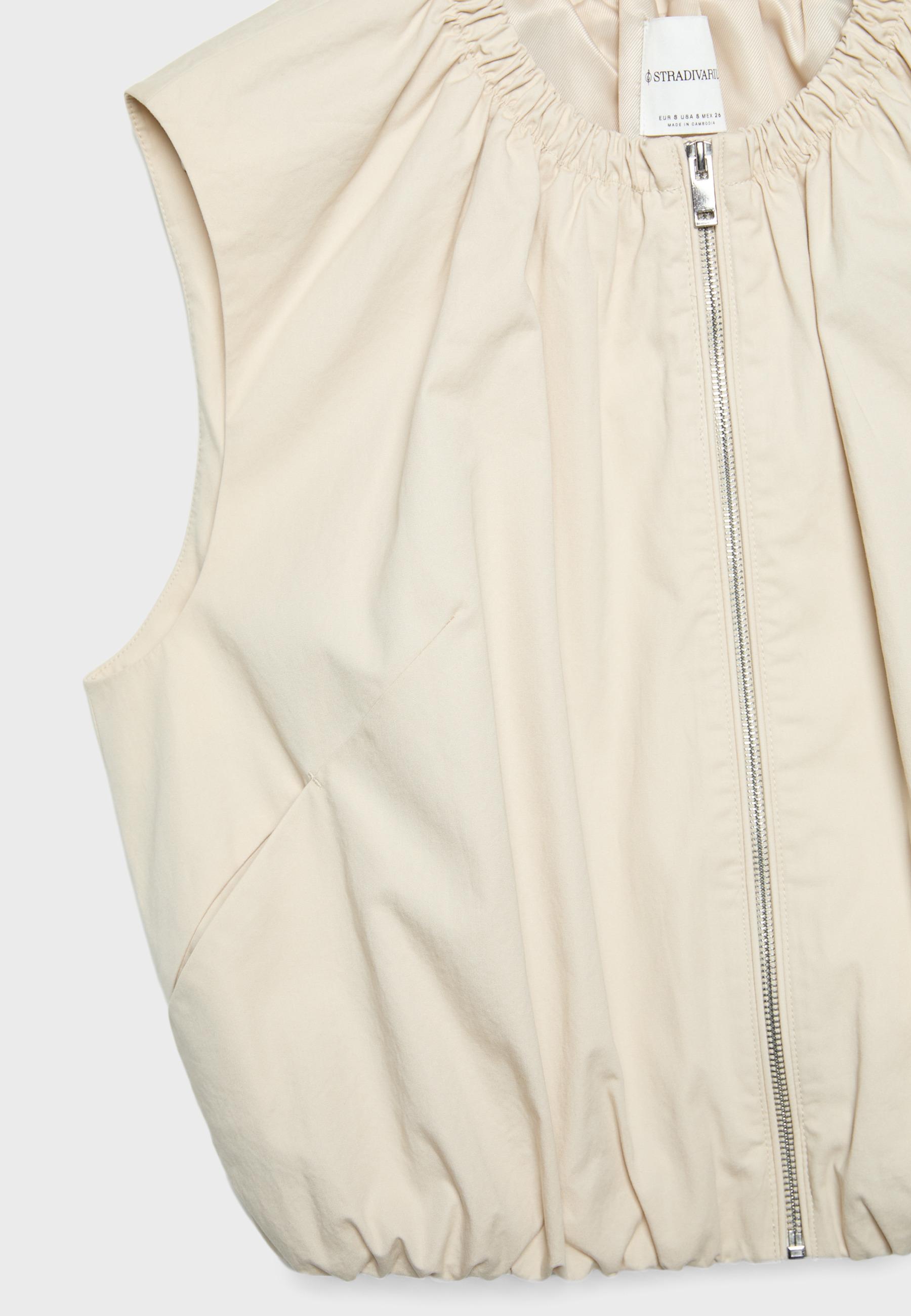 Balloon waistcoat — Stone