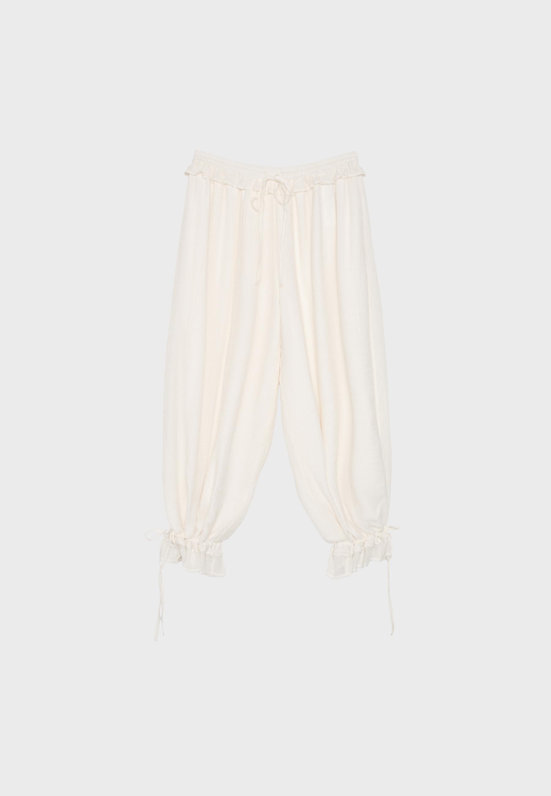 Dantelli şalvar pantolon - Görsel 6