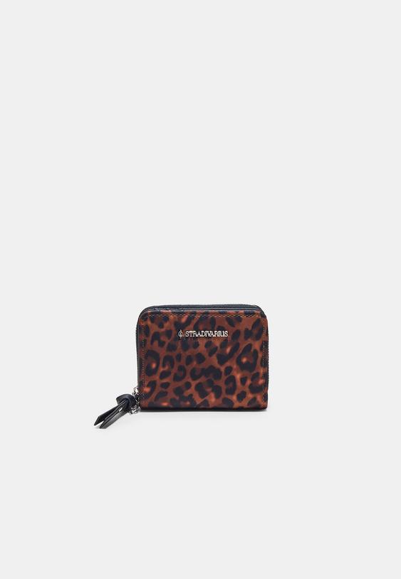 monedero tarjetero leopardo