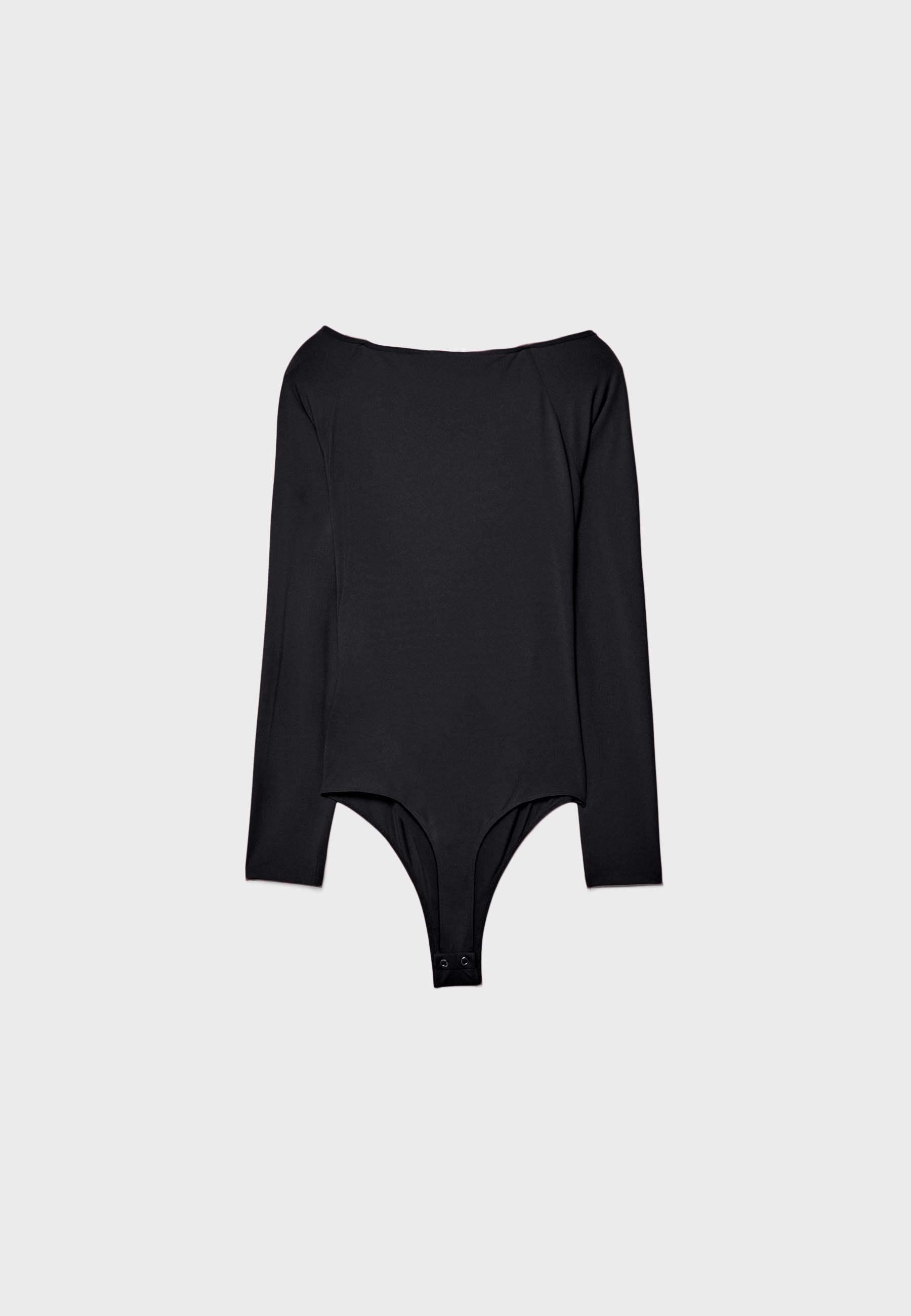 Gathered crossover bodysuit - Women's fashion | Stradivarius