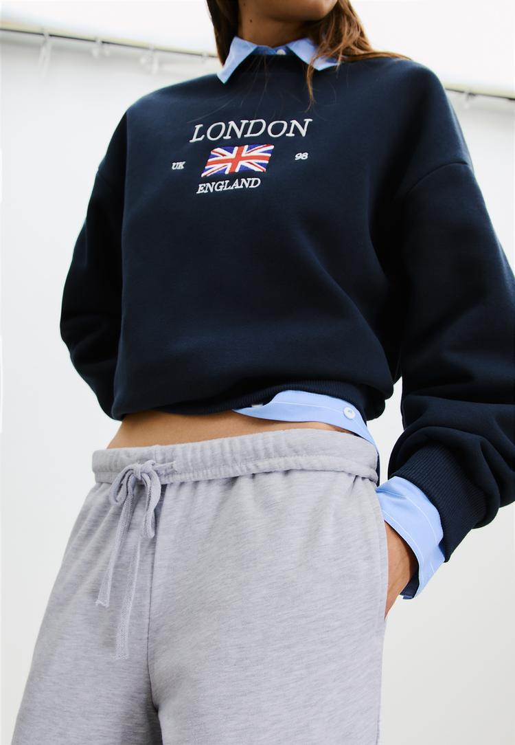 pantalon jogger wide leg