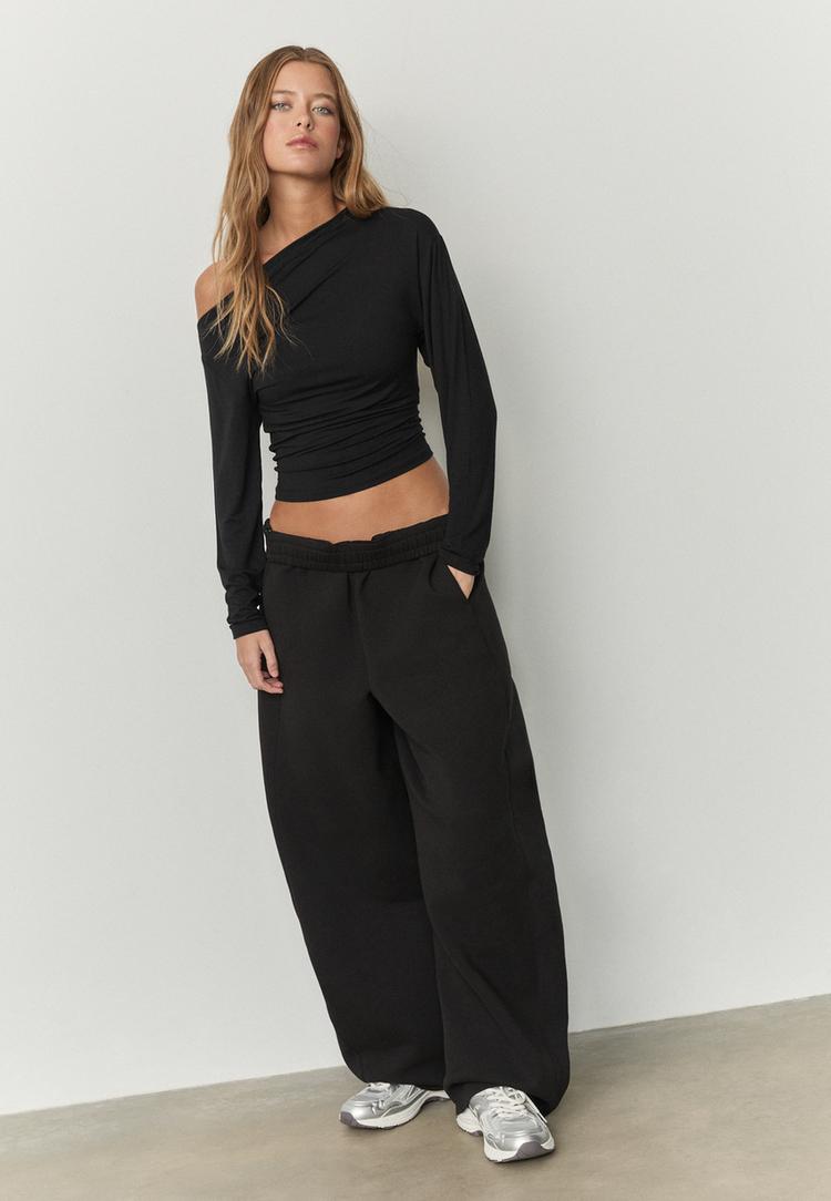 tshirt a col asymetrique