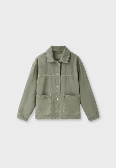 Patch pocket jacket — Khaki 7