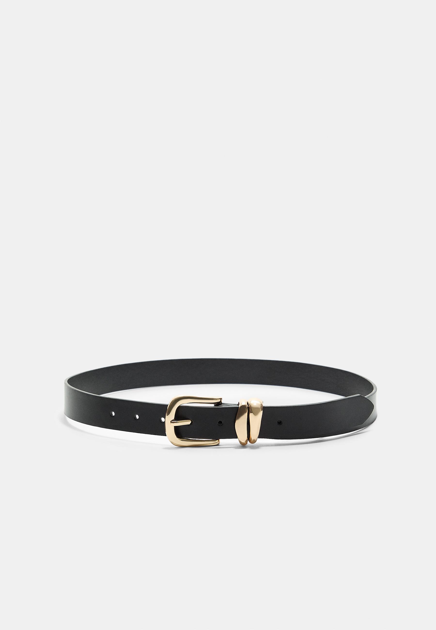 Stradivarius Çift Halkalı Basic Kemer görsel 3
