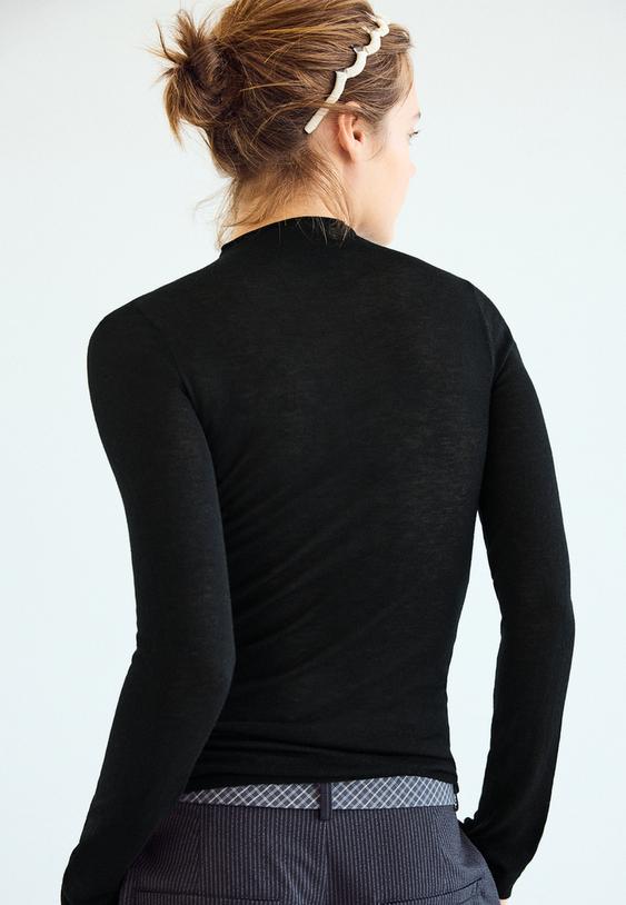 jersey basico lana seda cuello perkins