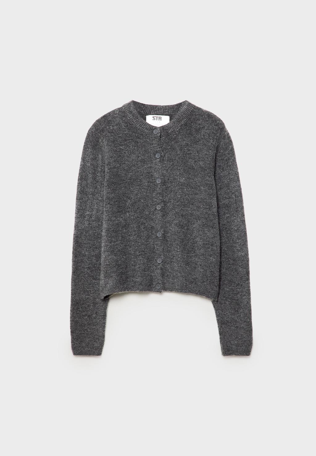 Cardigan in maglia con bottoni