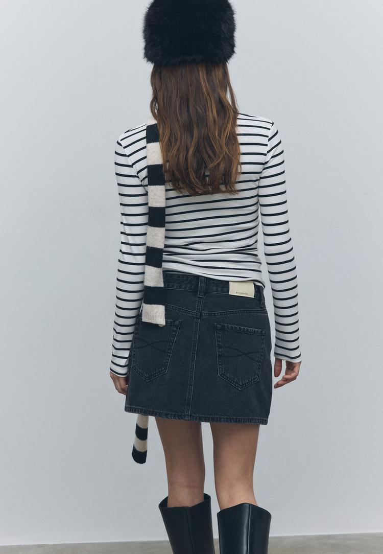 d60 falda mini denim