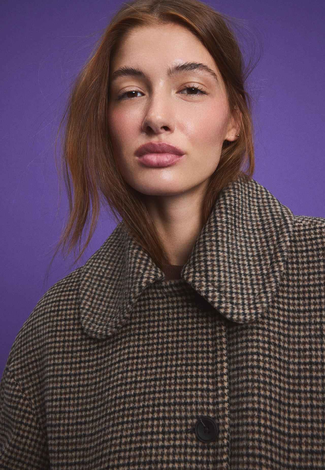 Wool-blend jacket — Beige