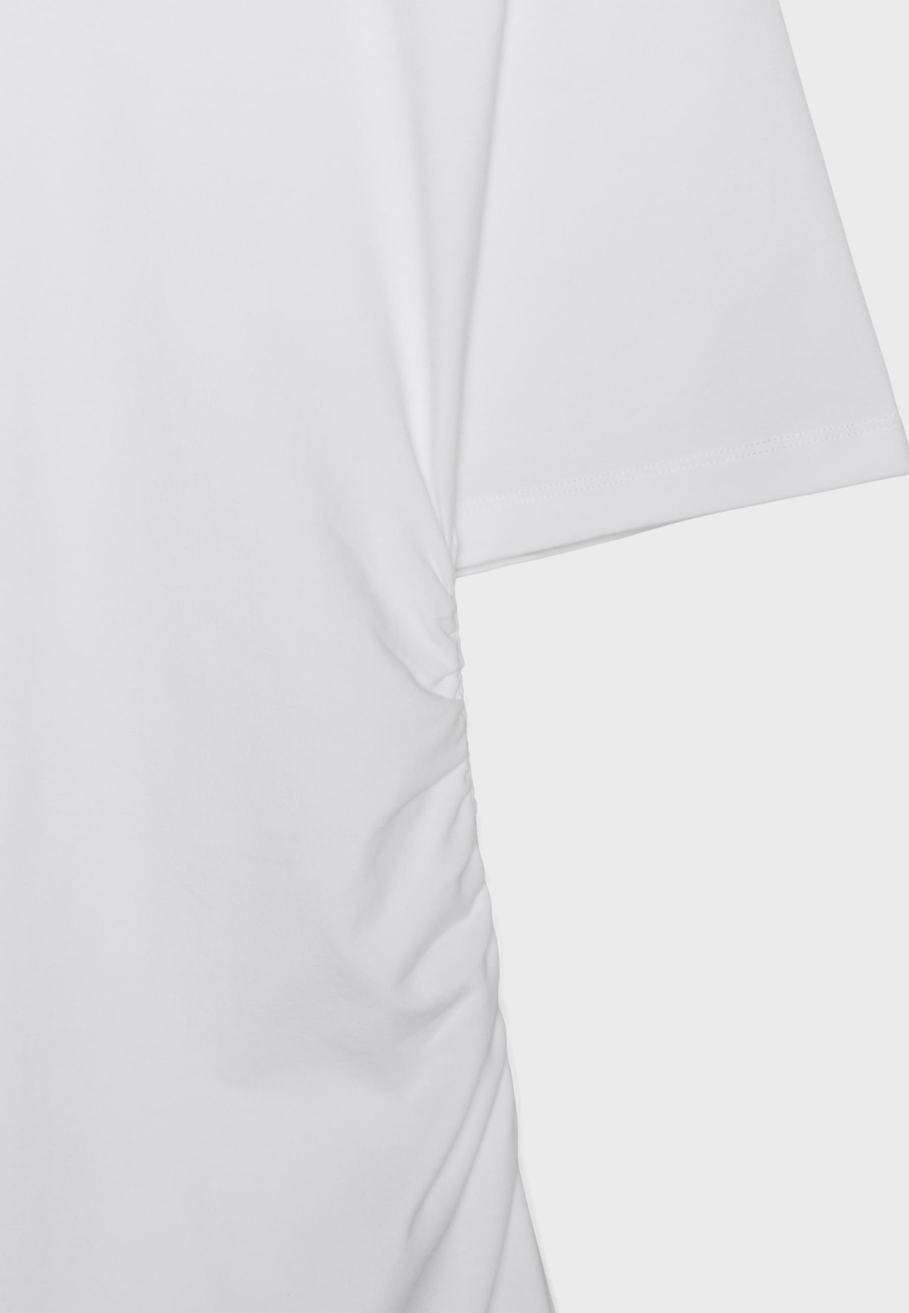 Short T-shirt dress — White