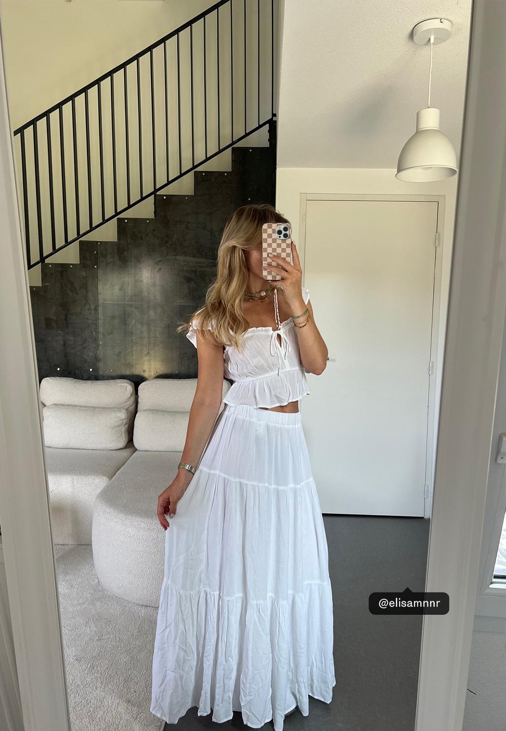 Falda midi boho